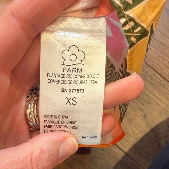 FARM Rio Maribel Floral Maxi Dress Size XS C22-022 - Picture 10 of 10